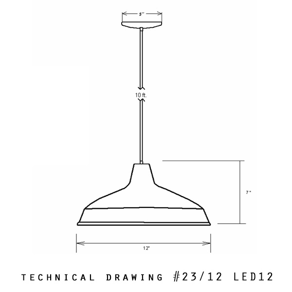 Technical Drawing: #23 12 LED12
