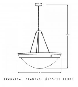 Technical Drawing: #735/10 LED88