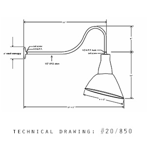 Technical drawing: 20/850