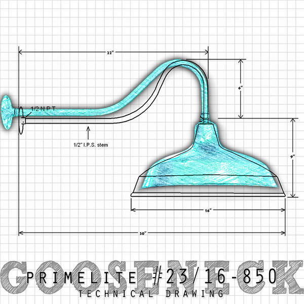 gooseneck #23/16-850